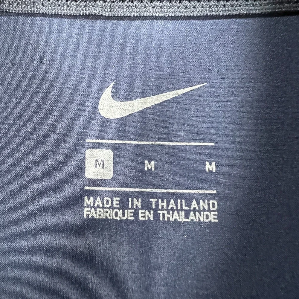 Nike Flex Gameday Polo Shirt Mens Medium Blue Short Sleeve Casual Active Golf